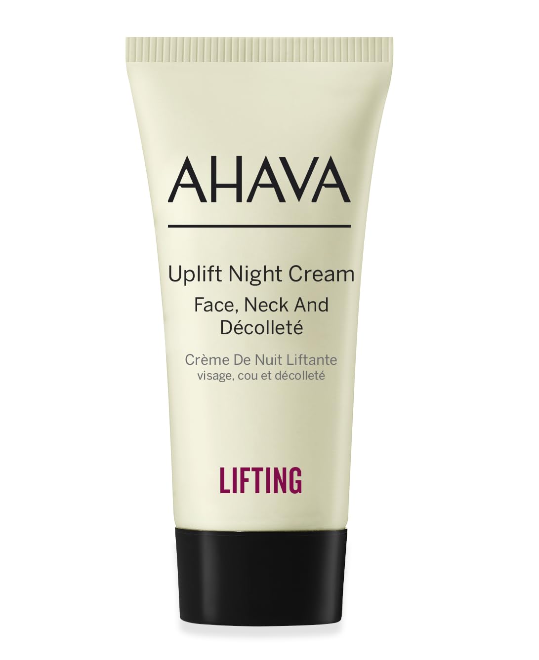 AHAVA Uplift Night Cream - Rich, Melting Night Cream to Lift, Firm & Tighten Skin, Anti-Aging Effect by Reducing Deep Wrinkles, Enriched with Exclusive Osmoter, Tripeptide 38 & Shea Butter, 0.50 fl.oz