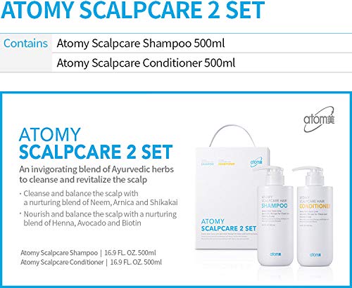 Scalp Care 2 Set_Shampoo & Conditioner_An Ayurvedic herbs to cleanse and revitalize the scalp_AB