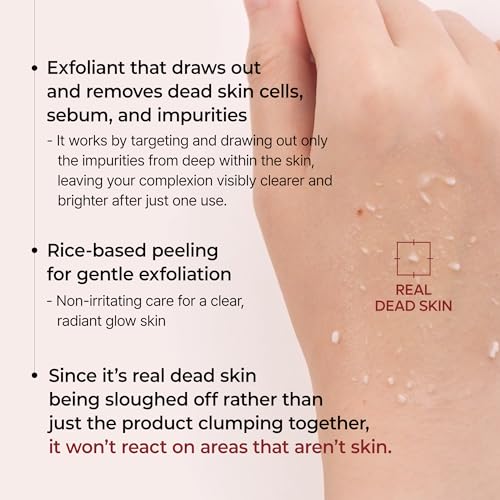 Dr.Melaxin Peel Shot Glow White Rice Peeling Ampoule, Soft Exfoliating Face and Body Scrub Dead Skin Cells Remover for All Skin Types korean skin care 80ml