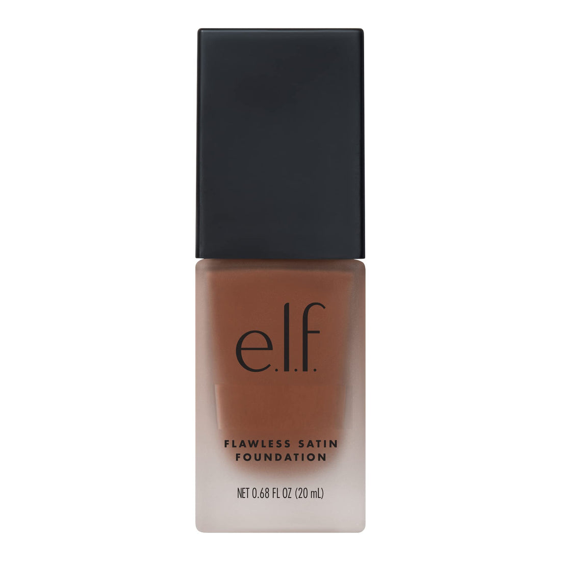 e.l.f. Flawless Finish Foundation, Lightweight & Medium Coverage, Semi-Matte Finish, Chocolate, 0.68 Fl Oz (20mL)