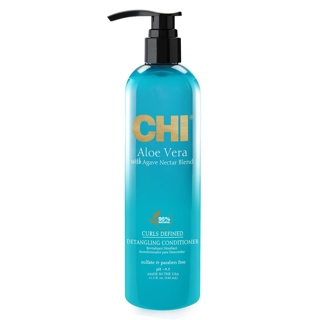 CHI Aloe Vera with Agave Nectar Curls Defined Detangling Conditioner 340ml/11.5oz