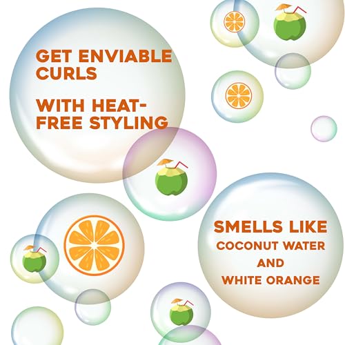 OGX Locking + Coconut Curls Air Dry Cream, No Parabens, 6 oz