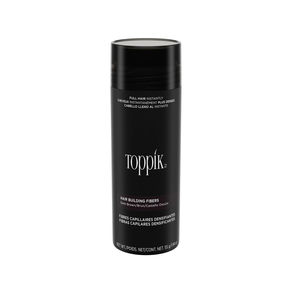 TOPPIK Hair Building Fibers, Medium Blonde, 1.94 oz.