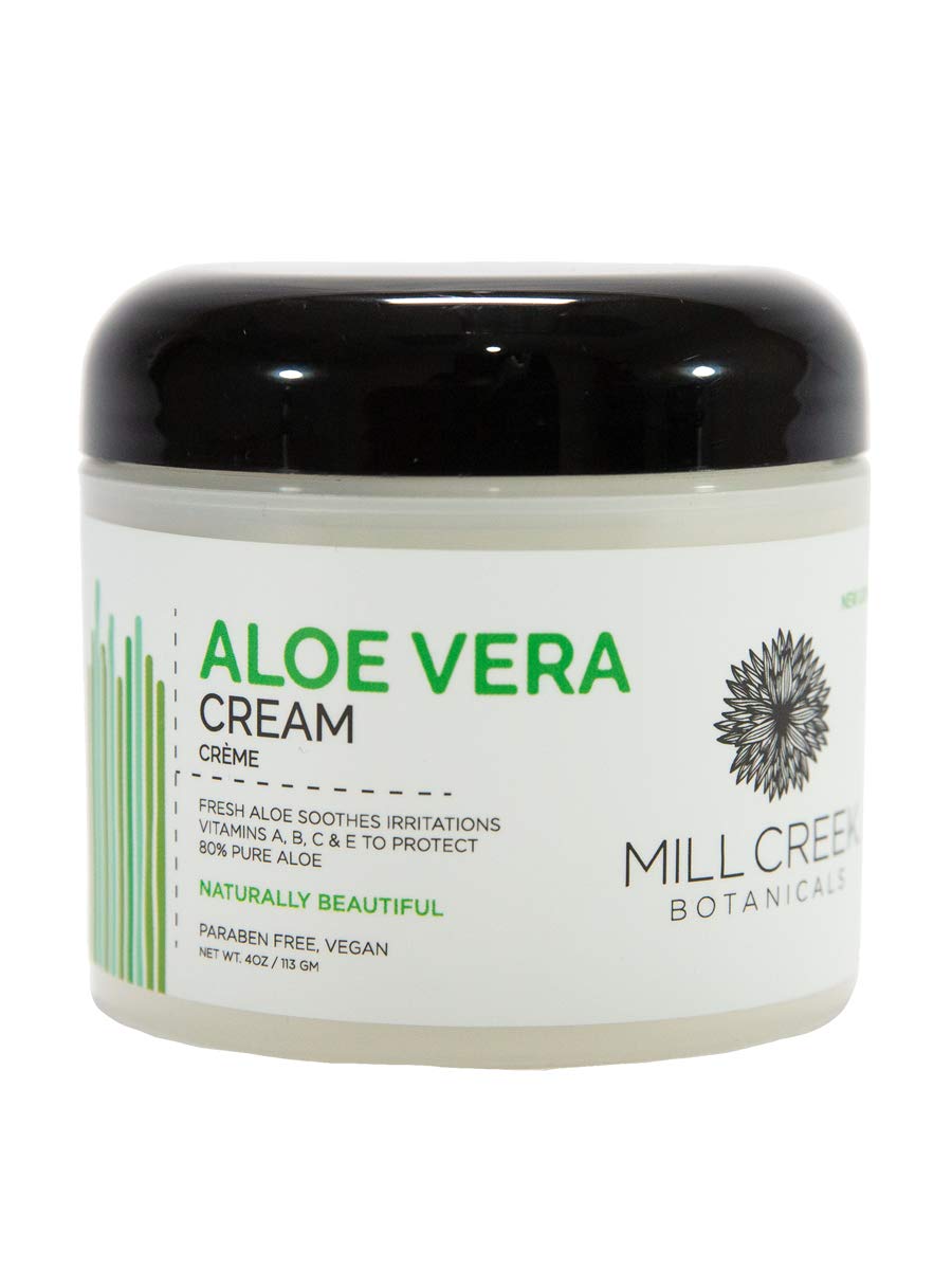Mill Creek 80% Aloe Vera Cream 4 Oz