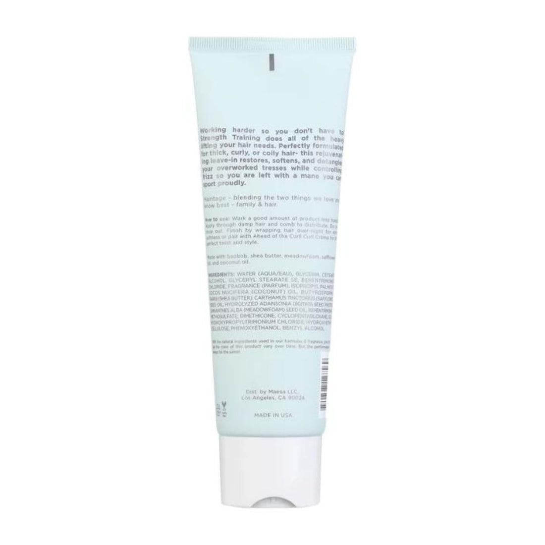 Hairitage Leave-In Conditioner Pudding with Coconut Oil + Shea Butter - Softens + Detangles Hair - For Thick + Curly Hair - Rejuvinates + Restores Strands - Frizz Control