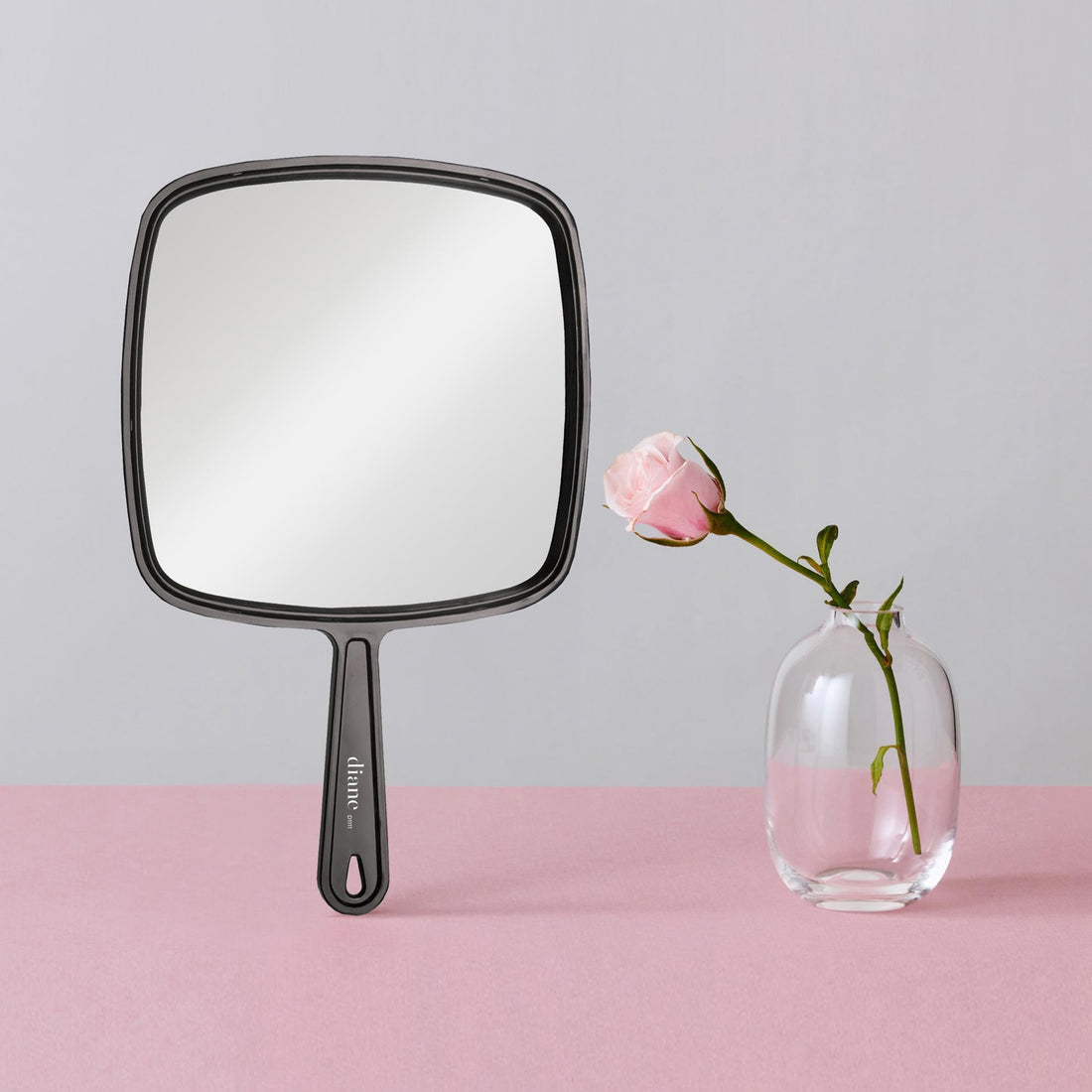 Diane TV Mirror, Large, Black, 9 x 12 Inches, 1 Count