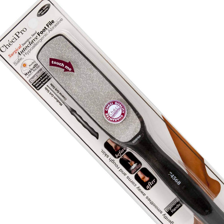 Checi Foot File Carded Nail Files, Dual Coarse and Medium