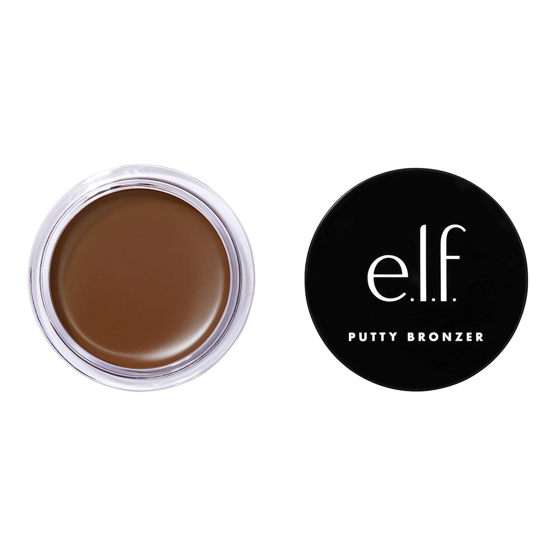e.l.f. Putty Bronzer, Creamy & Highly Pigmented Formula, Creates a Long-Lasting Bronzed Glow, Infused with Argan Oil & Vitamin E, Sun Kissed, 0.35 Oz