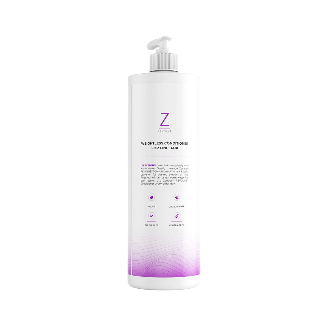Zenagen Revolve Conditioner (Unisex) | Supports Scalp Health & Appearance of Fuller, Healthier Hair, Developed for Fine & Visibly Thinning Hair, Plant-Based, Color-Safe, Vegan, For All Hair Types