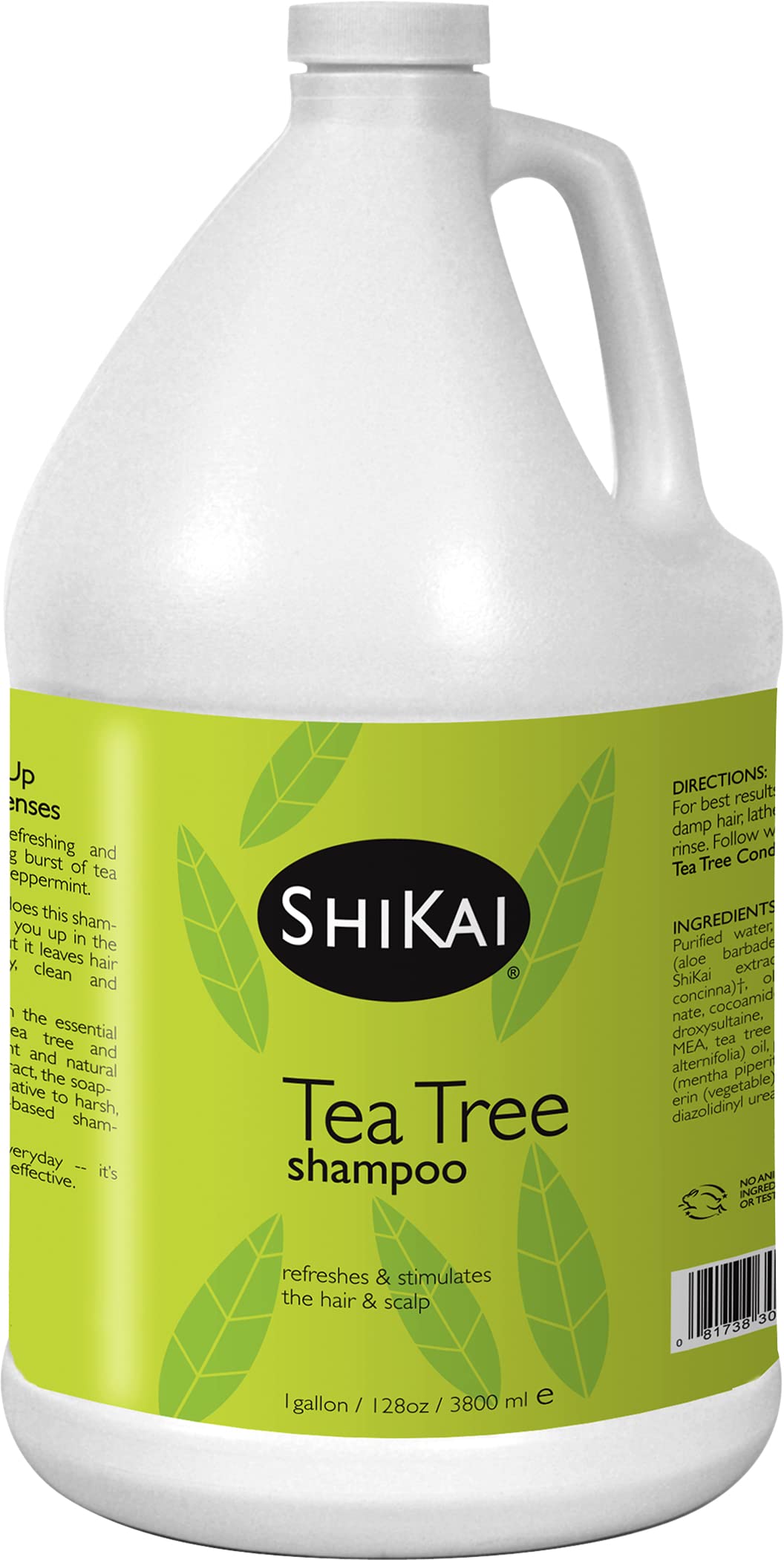 Tea Trea Shampoo, 128 Ounce : ShiKai - Natural Tea Tree Oil Shampoo, Rich in Natural Oils to Refresh & Stimulate the Hair and Scalp (1 Gallon)