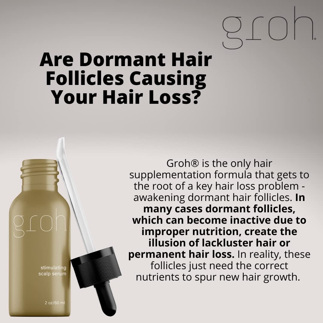 Groh Stimulating Scalp Serum, 2.8 Fluid Ounce