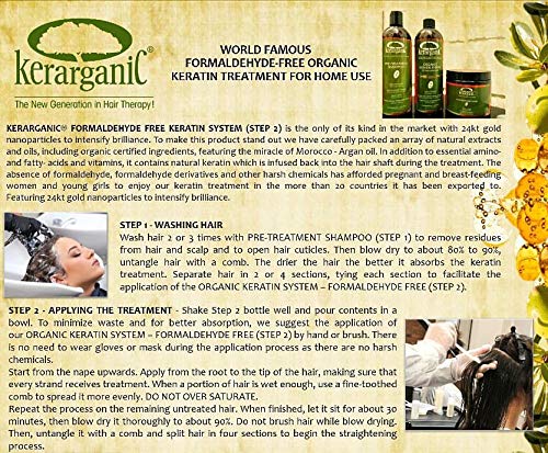 Kerarganic - Formaldehyde Free - Organic Keratin Treatment Set 2oz