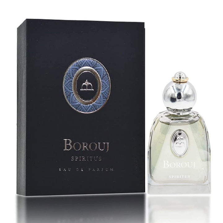 BOROUJ SPIRITUS Unisex Perfume, 85 ml - Luxury Fragrance for Women & Men - Attractive Fragrance with Patchouli Scented - Jasmine and Amber Scent - Citrus Bergamot