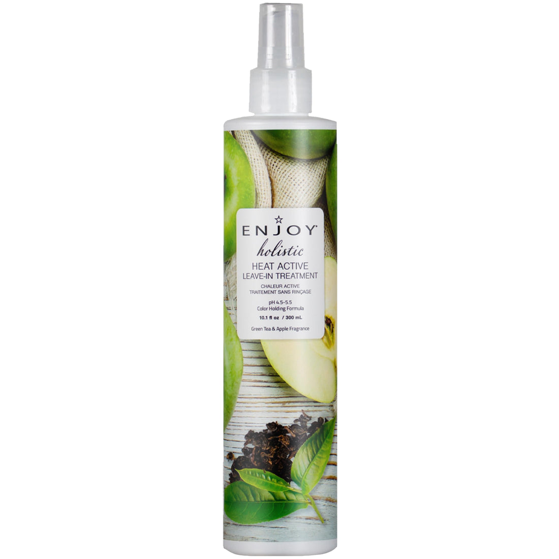 Enjoy Holistic Heat Active Leave In Treatment, Thermal Damage Protection, Curly & Wavy Hair - 10.1 Fl Oz
