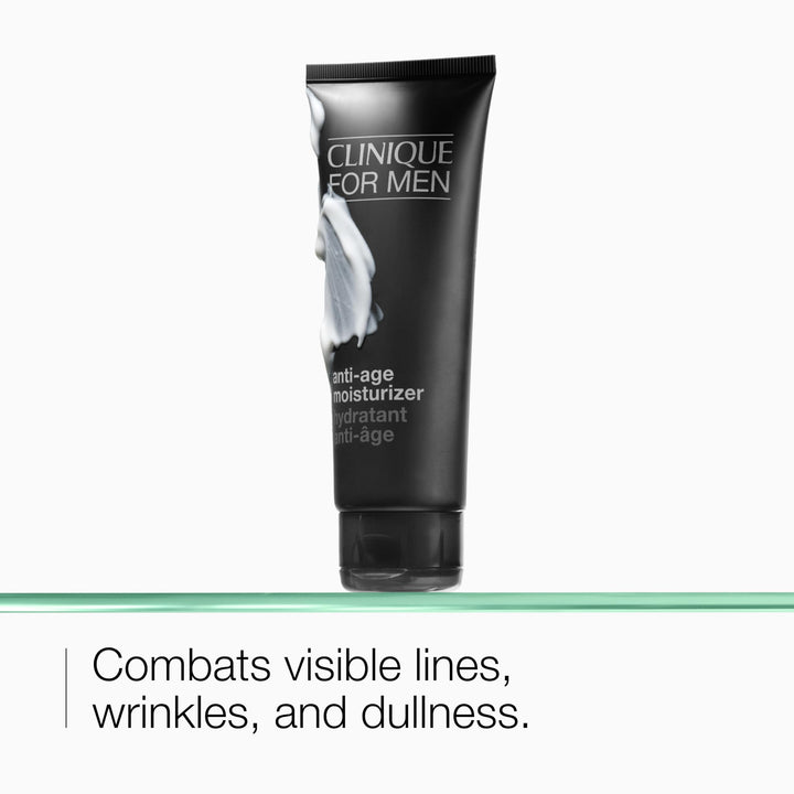 Clinique For Men Daily Face Moisturizer With Hyaluronic Acid + Glycerin | Anti-Aging, Hydrating + Brightening, 3.4 Fl Oz