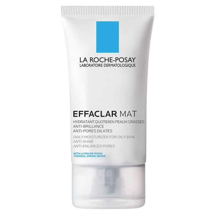 La Roche-Posay Effaclar Mat, Daily Moisturizer For Oily Skin, Visibly Reduces The Look Of Pores, Oil-Free Mattifying Moisturizer, Smooths Skin Texture, Non-Comedogenic & Dermatologist Tested