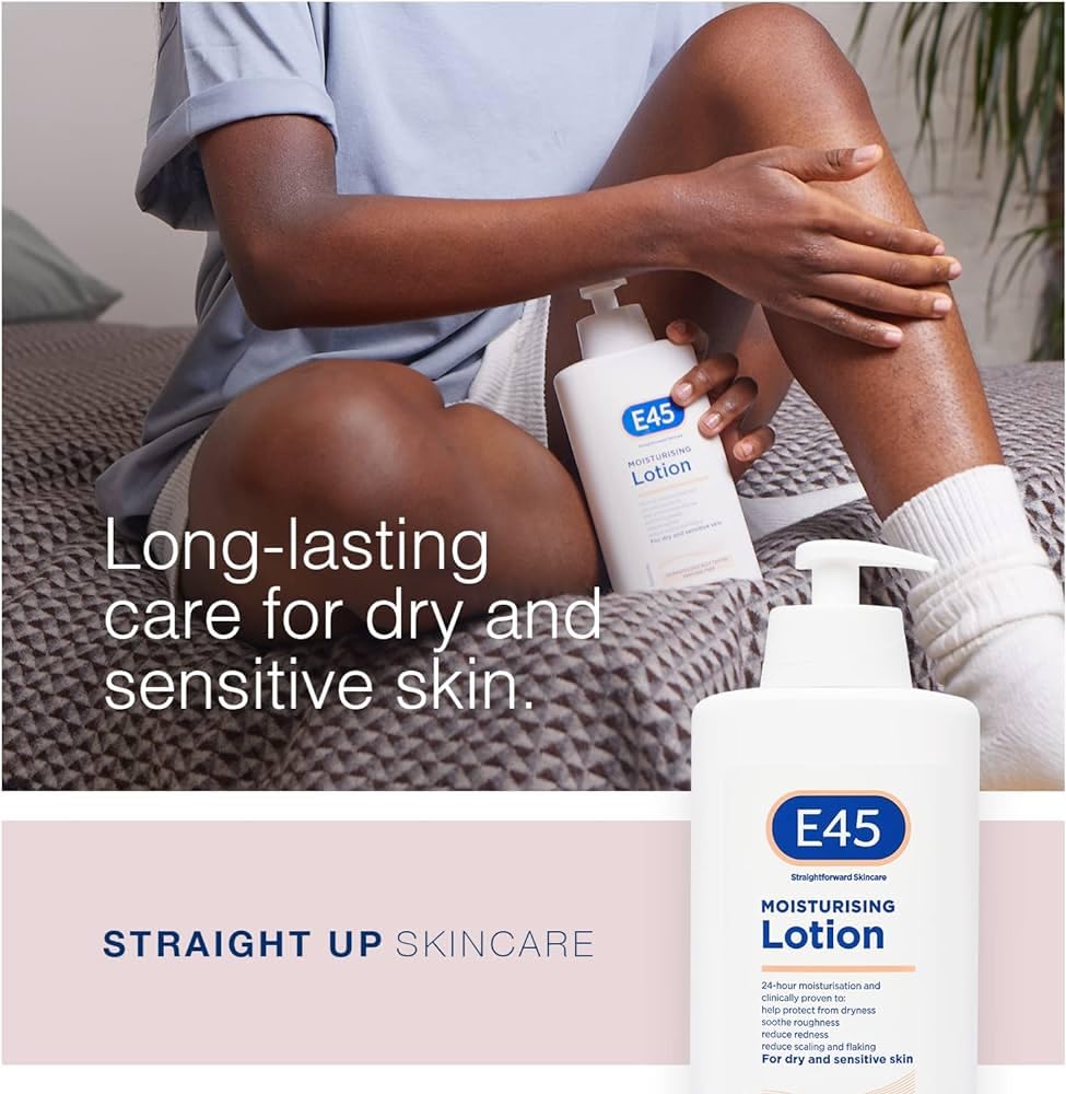 E45 Dermatological Moisturising Lotion, 16.91 Fl Oz (Pack of 2)