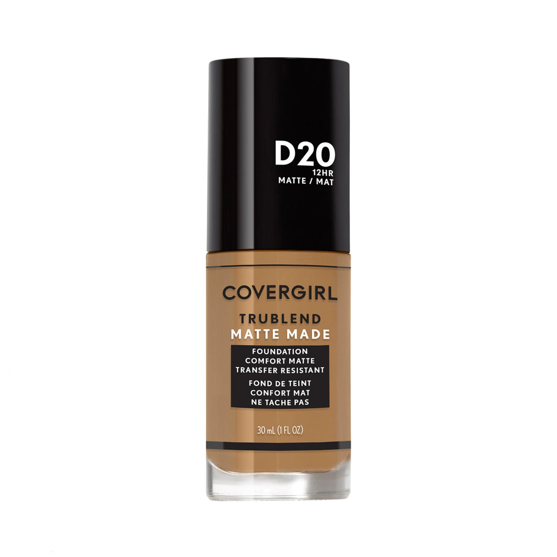 Covergirl Trublend Matte Made Liquid Foundation, D20 True Caramel, 1.014 Ounce: 4 D20 True Caramel