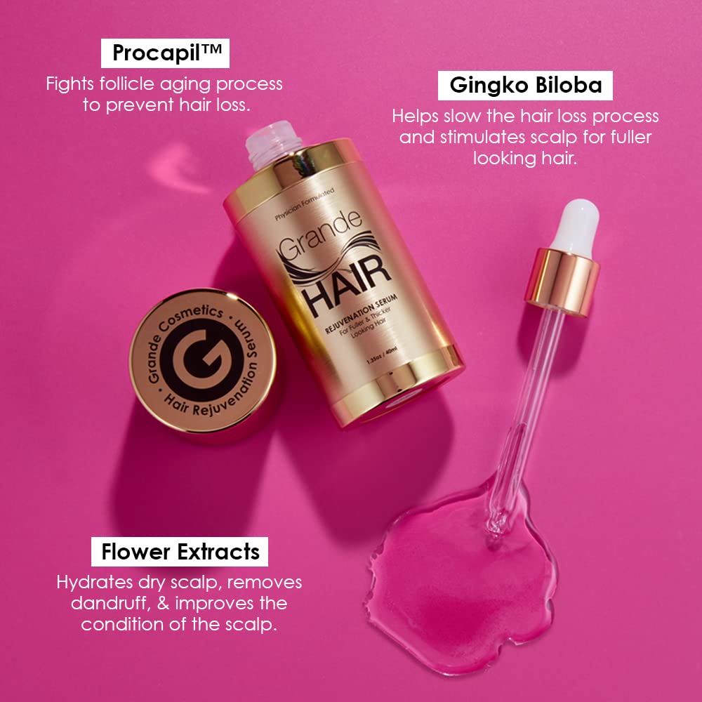 Grande Cosmetics GrandeHAIR Hair Enhancing Serum, 1.35 oz