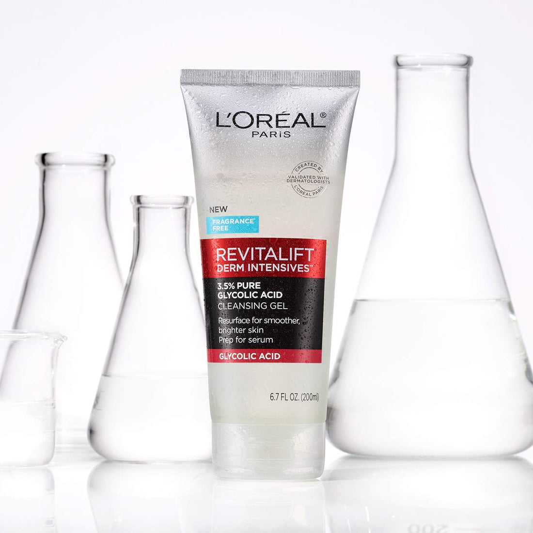 L'Oreal Paris Revitalift 3.5% Pure Glycolic Acid Brightening Cleansing Gel wth Salicylic Acid 6.7 fl oz
