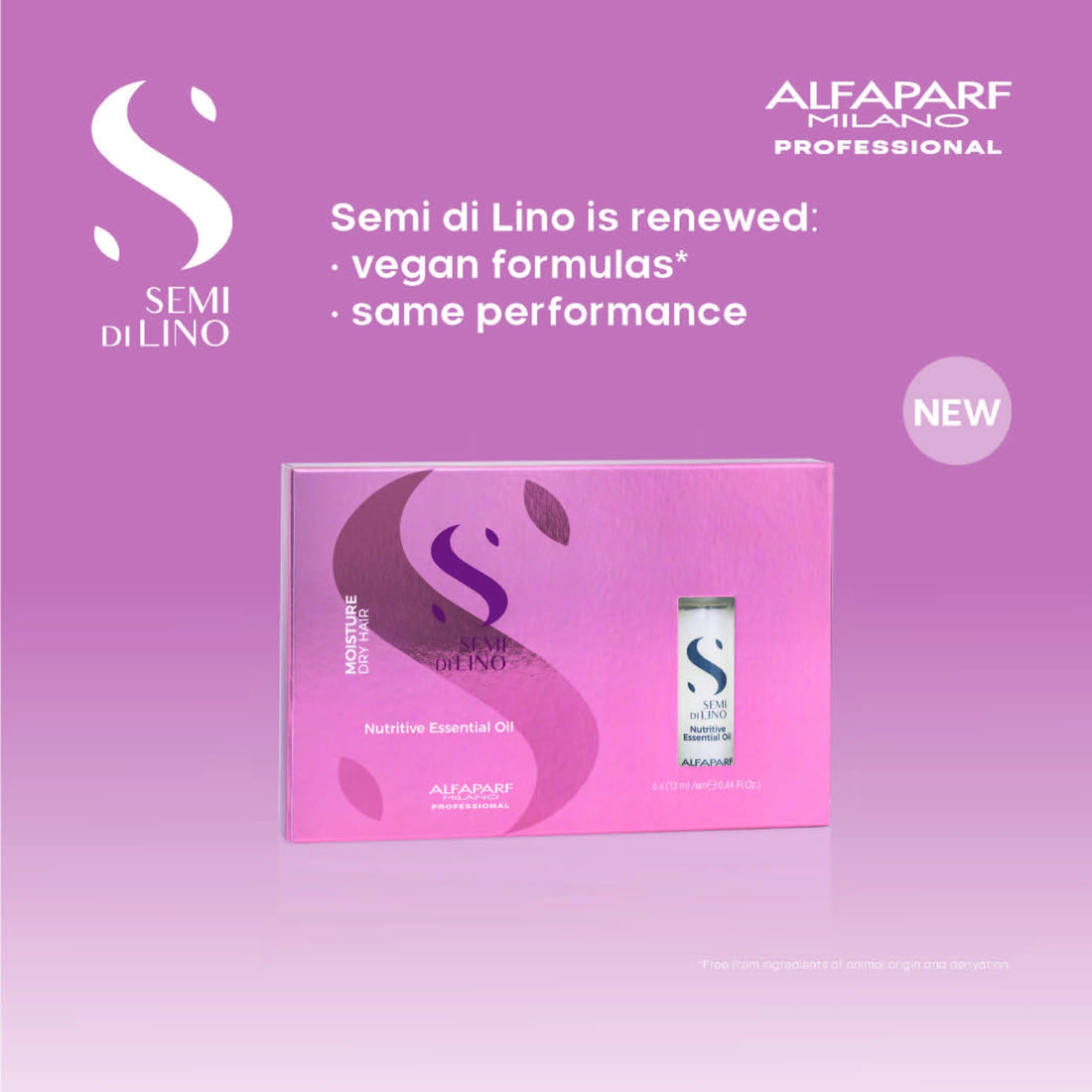 Alfaparf Semi Di Lino Moisture Nutritive Essential Oil 6X13Ml