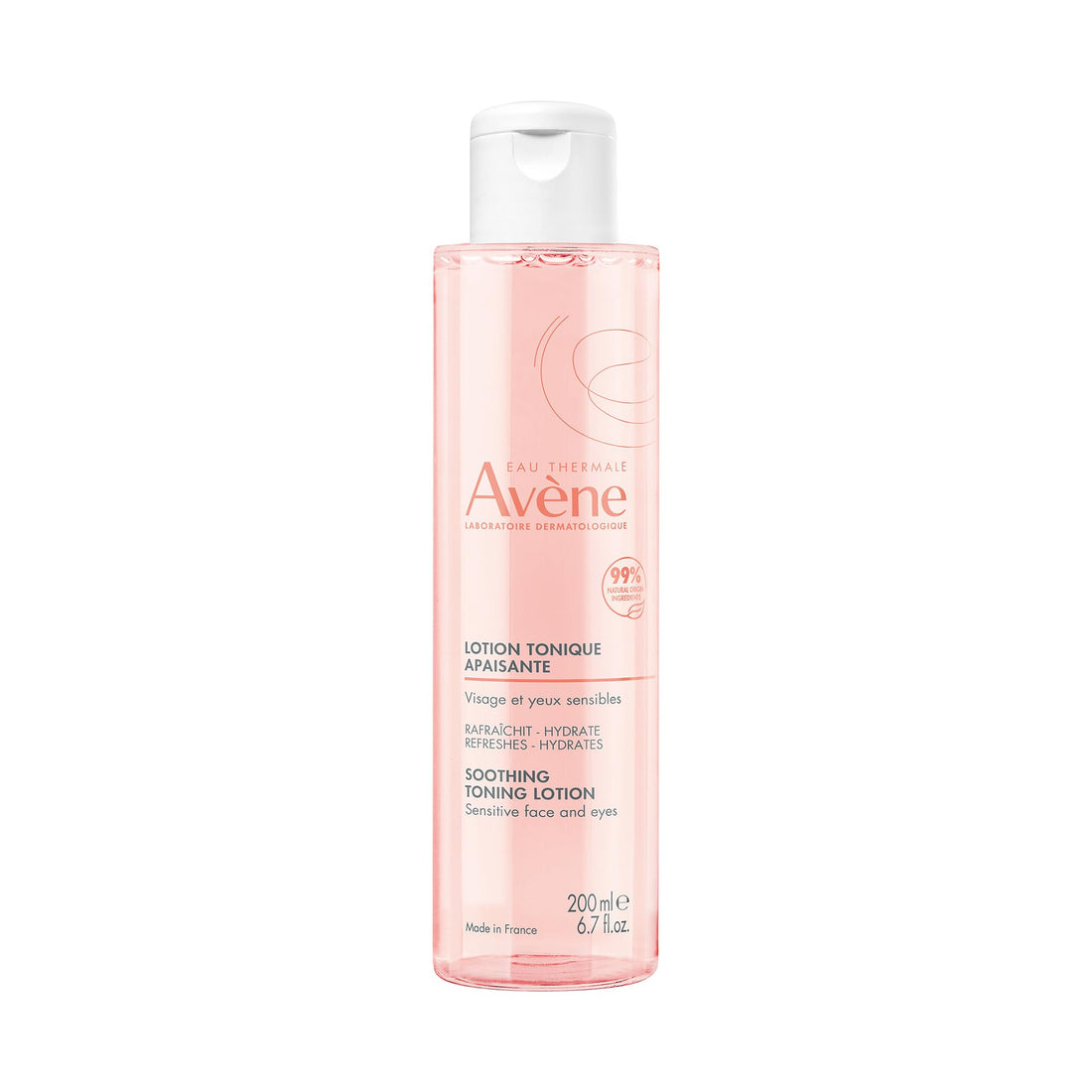 Avène Soothing toning lotion, Oil-Free Bi-phase Toner, Alcohol-Free, 6.7 Oz