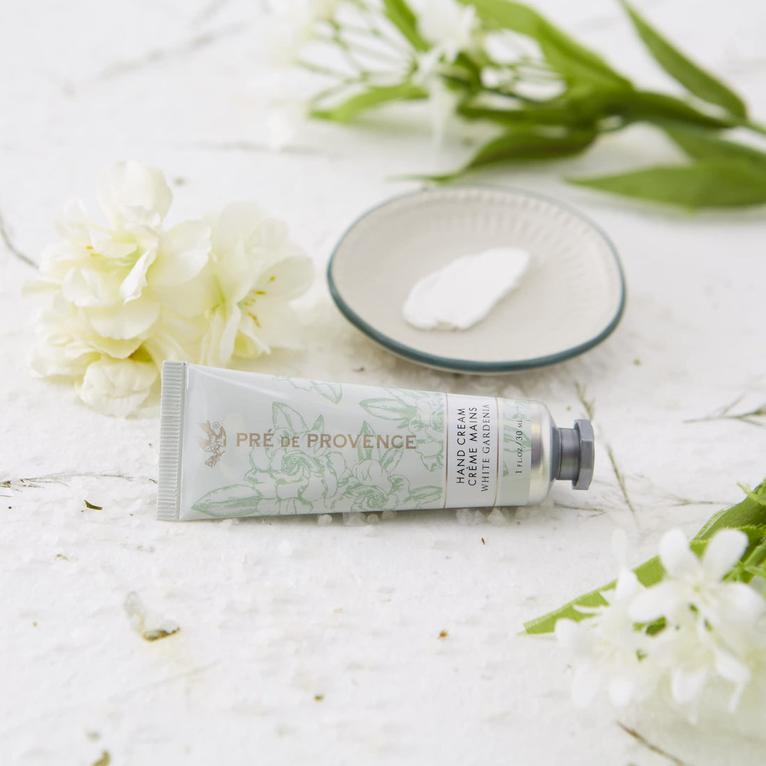 Pre de Provence Collection Shea Butter Enriched Soothing & Moisturizing, Hand Cream, 1 fl oz, White Gardenia