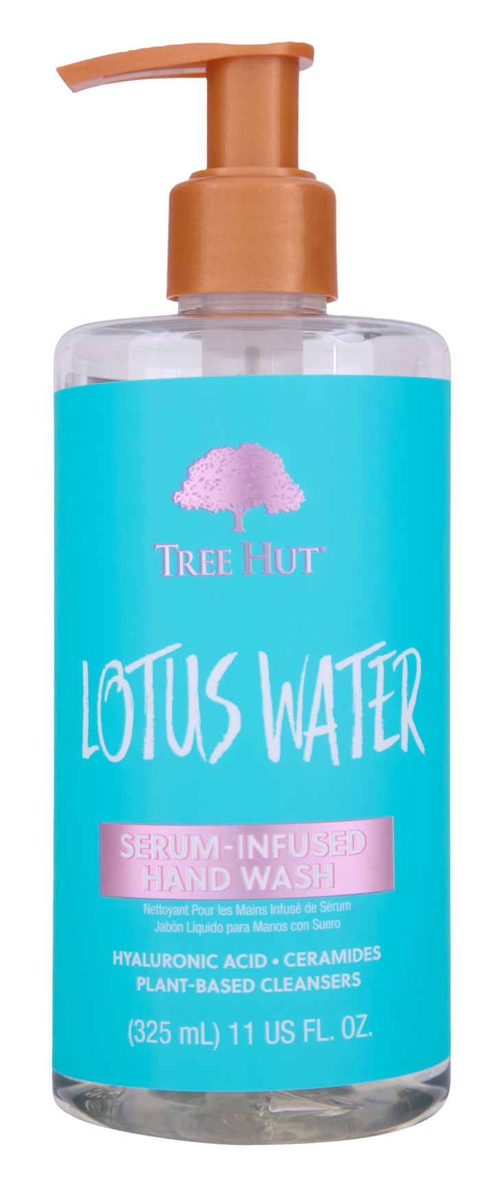 Tree Hut Lotus Water Serum Infused Hand Wash | Nourish & Hydrate Hands with Strengthening Skin Care | Long Lasting Scent | Cleanse & Lock in Moisture | 11 fl oz.