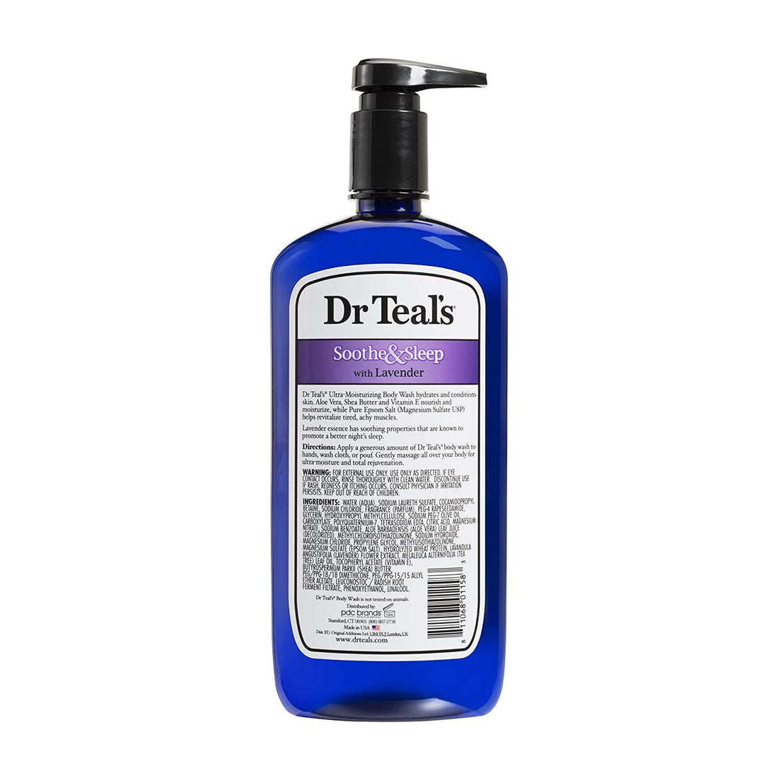 Dr. Teal's Ultra Moisturizing Body Wash, Soothe & Sleep with Lavender 24 fl oz (pack of 2)