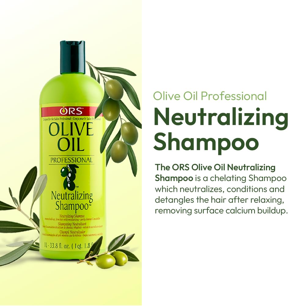 ORS Olive Oil Professional Neutralizing Shampoo 33.8 Ounce (Pack of 1)