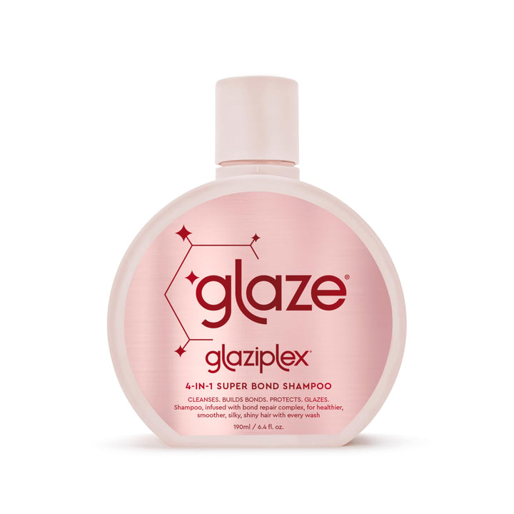 glaze Super Shine Bond Shampoo – Tames Frizz, Builds Bonds & Adds Glass-Like Shine for Sleeker, Smoother Hair – 6.4 oz