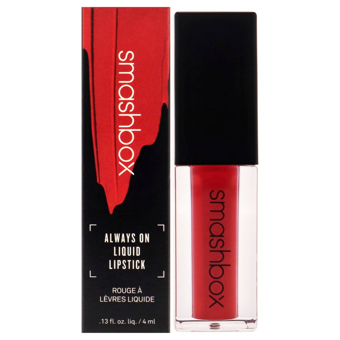 Smashbox Lipstick, Red, Bawse (Matte)