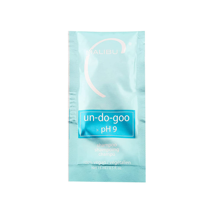 Malibu C. Un-Do-Goo Shampoo (1 Packet) - Clarifying Shampoo to Remove Product Build Up + Resins from Hair - Shine Restoring, Moisturizing Cleansing Shampoo
