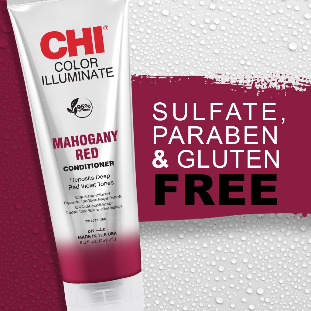 CHI Ionic Illuminate Mahogany Red Color Conditioner