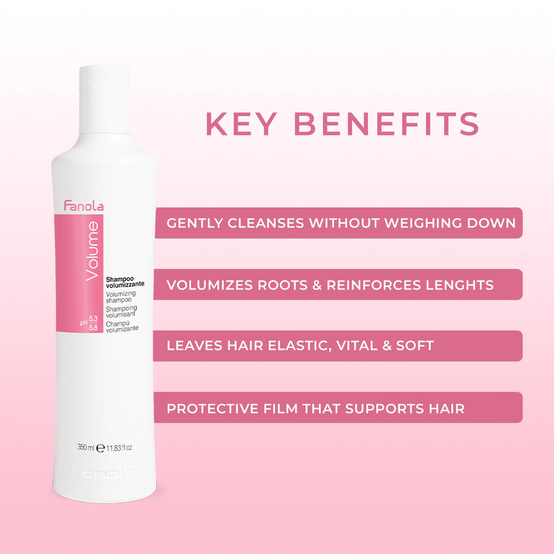 Fanola Volumizing Shampoo, 350 ml