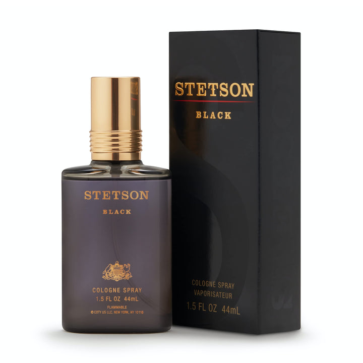 Stetson Black By Coty For Men. Cologne Spray 1.5-Ounces