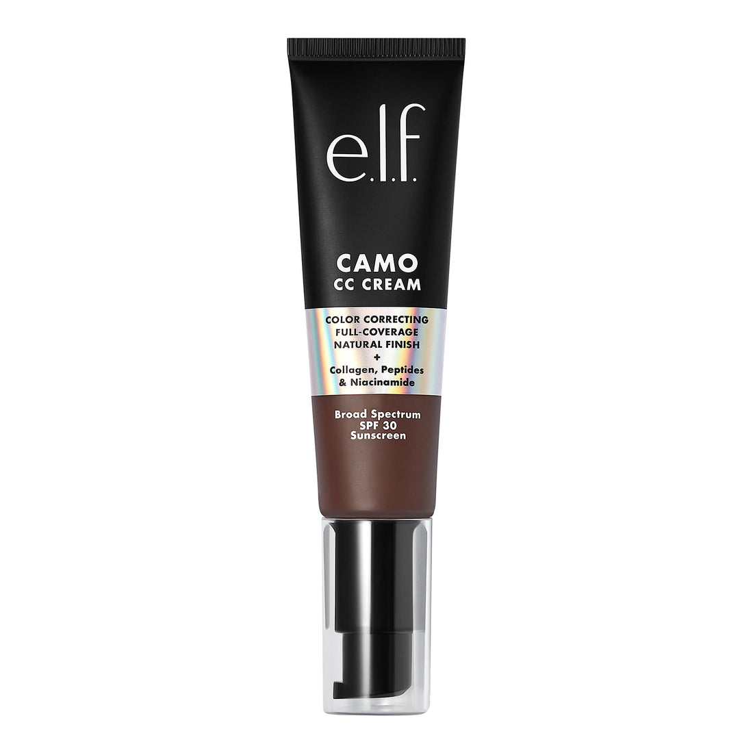 e.l.f. Camo CC Cream | Color Correcting Full Coverage Foundation with SPF 30 | Rich 640 W | 1.05 Oz (30g)