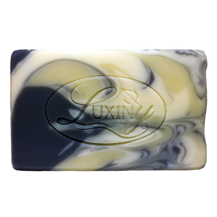 Natural Soap Bar, Luxiny Eucalyptus Spearmint Handmade Body Soap and Bath Soap Bar is a Palm Oil Free Vegan Castile Soap with Essential Oils & Charcoal for All Skin Types especially oily skin (Single)