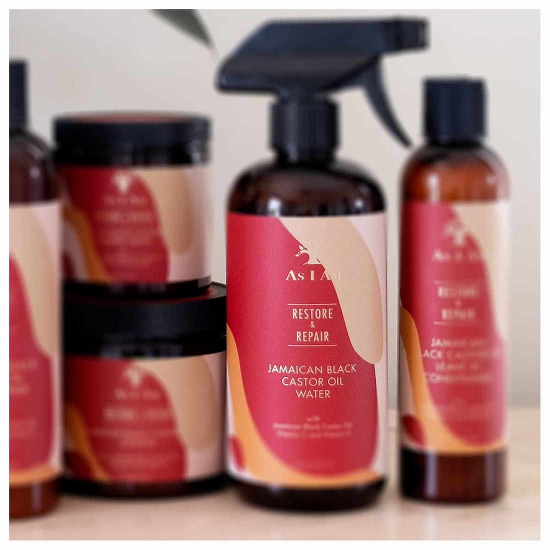 As I Am JBCO Water - 16 ounce - Nano Curl Strengthener - Moisturizes and Detangles - Anti-Frizz - Increases Fiber Strength - Enriched with Jamaican Black Castor Oil, Vitamin C, and Vitamin E