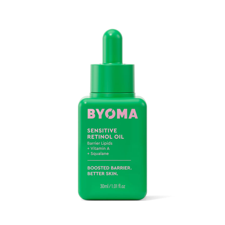 BYOMA Sensitive Retinol Oil – Face Treatment with Squalane & Vitamin A – Ideal for Sensitive Skin – Barrier Repair – 1.01 Fl. Oz