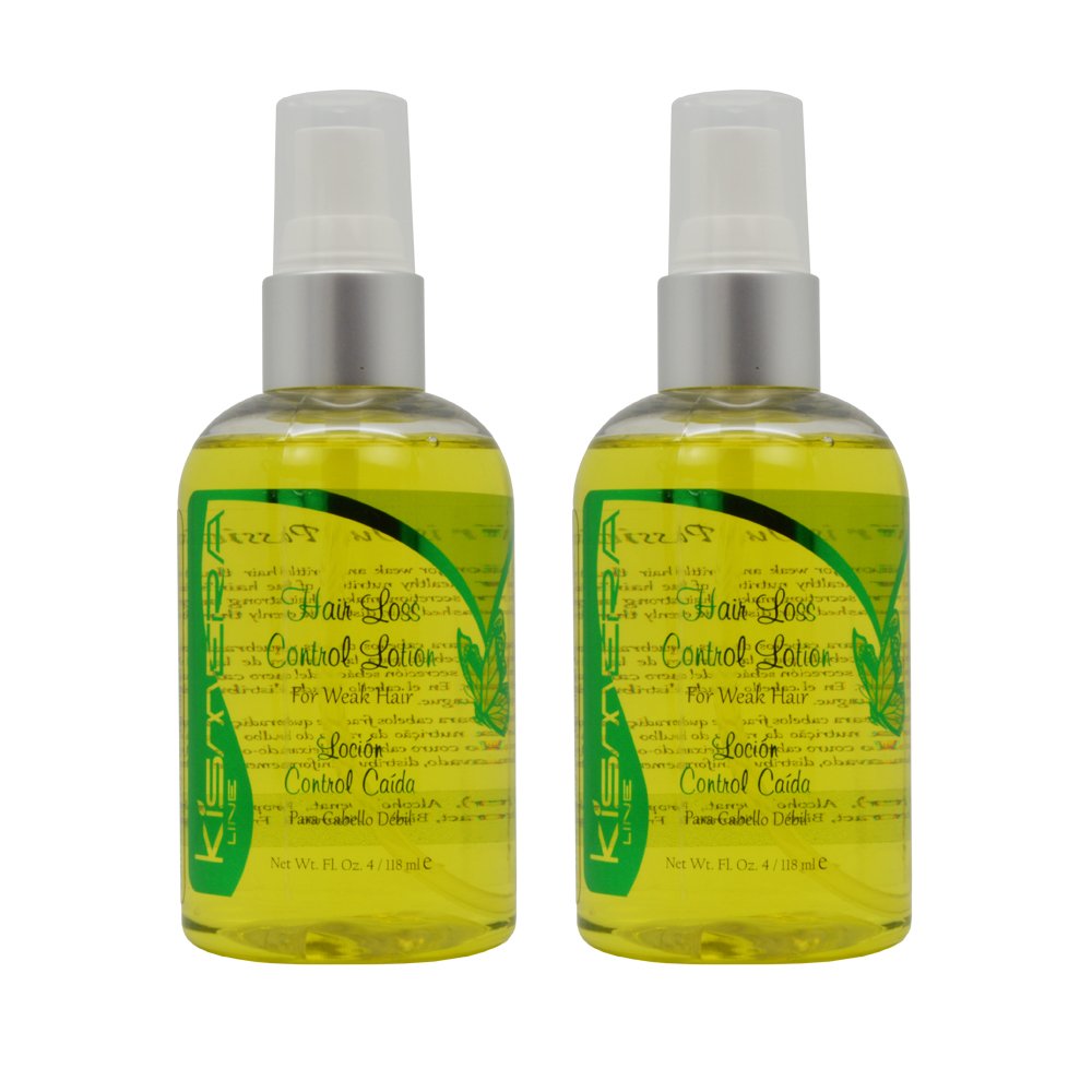 Kismera Line Hair Loss Control Lotion 4oz Set of 2 (w/ Roll-on Body Oil)
