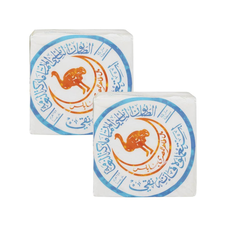 Ostrich Virgin Olive Oil Nabulsi Soap Bar - 2 Pack 100% Pure Olive Oil Soap Bar for Face & Body - Chemical Free Soap Bar for Men & Women (Original) Unscented - Hypoallergenic - Sensitive skin