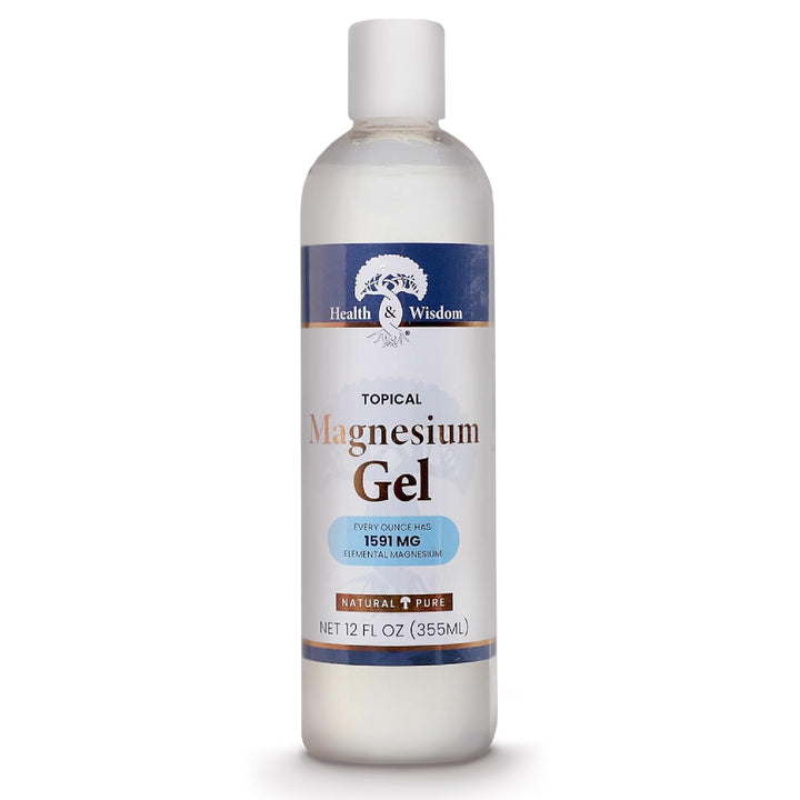 MAGNESIUM GEL with Seaweed Extract 12 OZ by Health and Wisdom