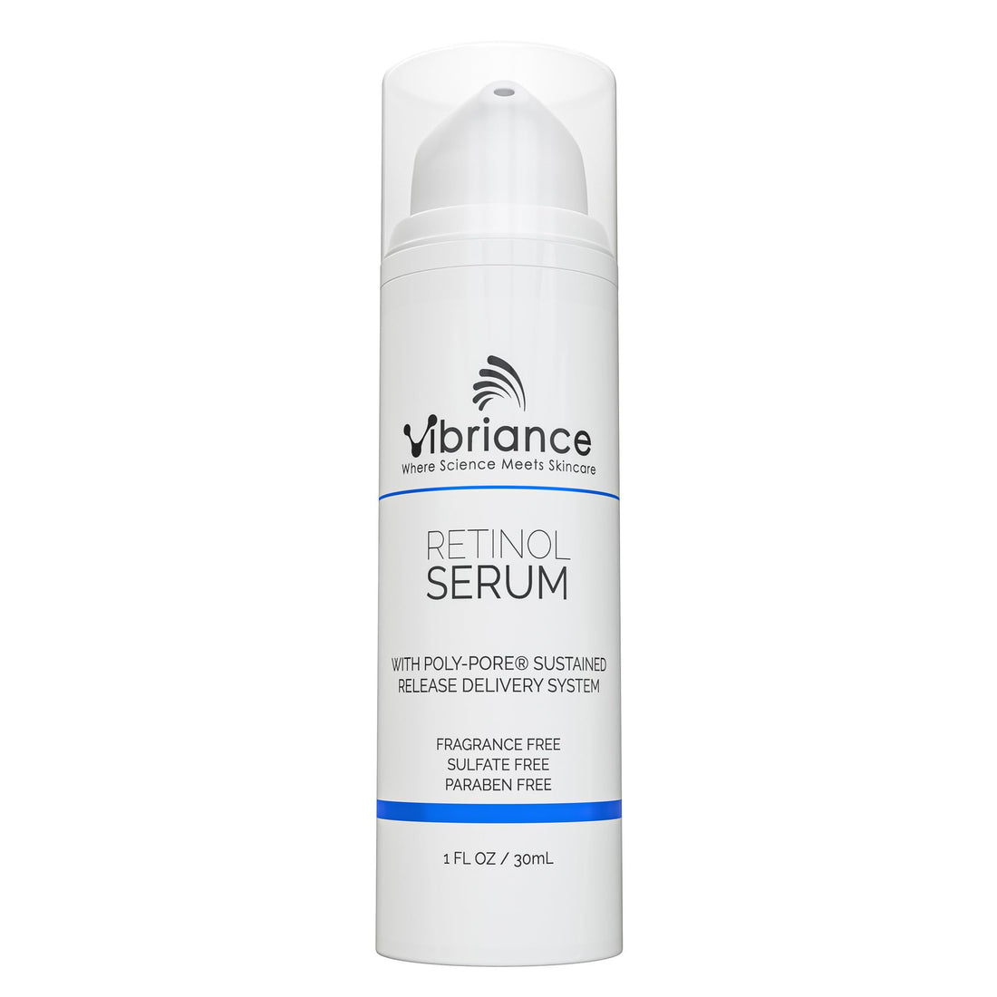 Vibriance Retinol Serum for Face - Reduces Appearance of Deep Wrinkles and Large Pores, Enhances Tone, Improves Complexion - Sensitive, Mature Skin Night Cream - 1 fl oz