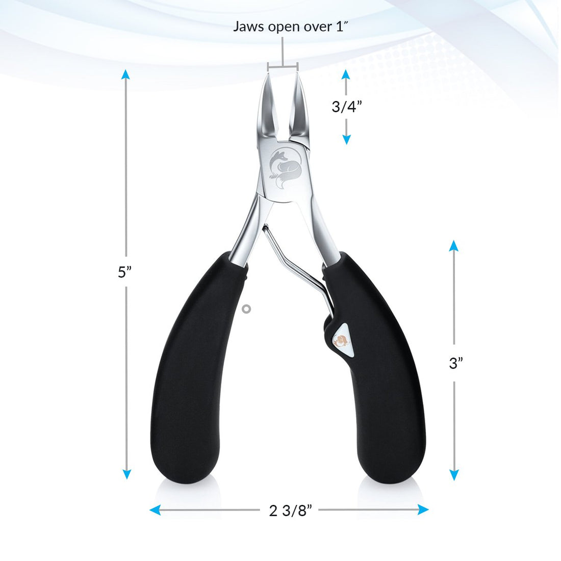 Fox Medical Equipment Heavy Duty Nail Clippers for Thick Nails - Best Professional Toenail Clippers for Men Women Seniors - Large Medical Grade Podiatrist Nail Nippers Toe Clipper for Ingrown Nails