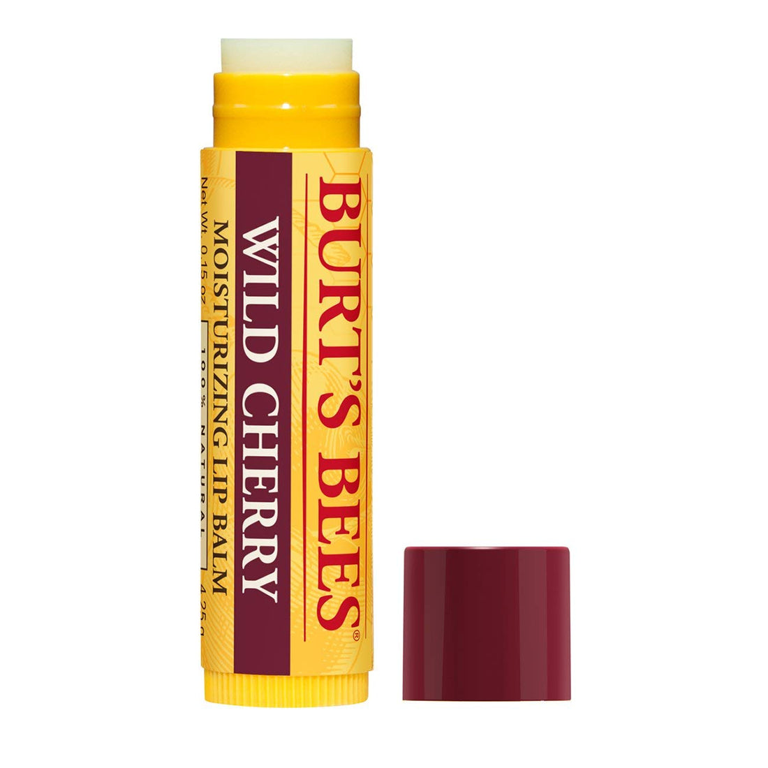 Burt's Bees Moisturizing Lip Balm, Wild Cherry, 0.15 Ounce