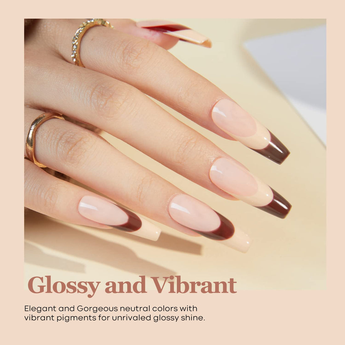 modelones Gel Nail Polish, 15ML Neutral Nude Gel Polish Color Soak Off LED Skin Tone Tan Color Nail Gel Polish Natural Nail Polish Long Wear Nail Art Manicure at Home Gift, 0.5 Fl Ounce
