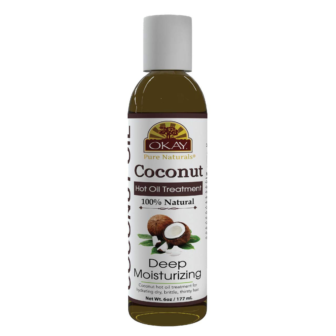 Okay Hot Oil for Treatment, Coconut, 6 Ounce