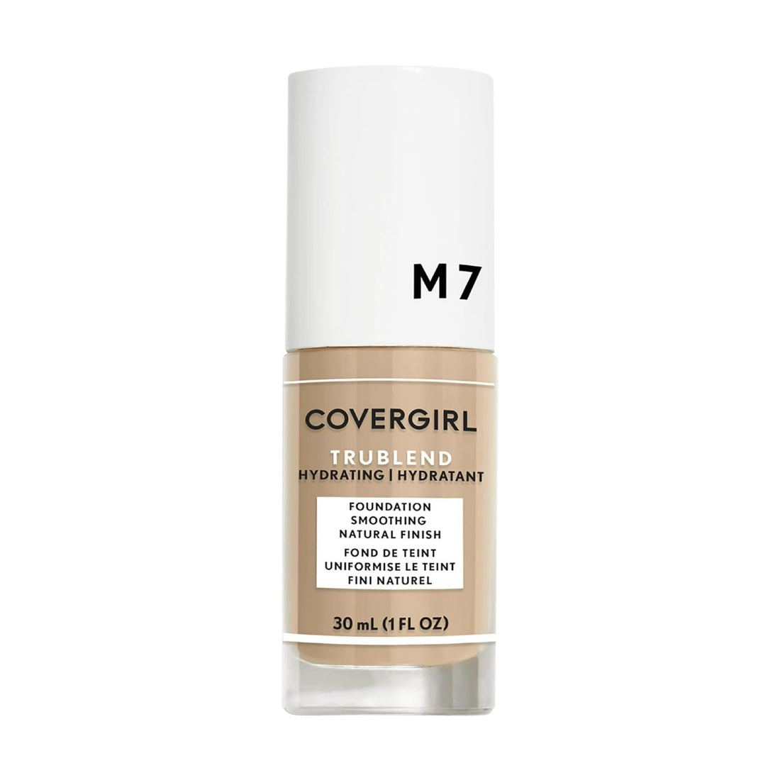 COVERGIRL truBlend Liquid Foundation Makeup Soft Honey M7, 1 oz (packaging may vary)