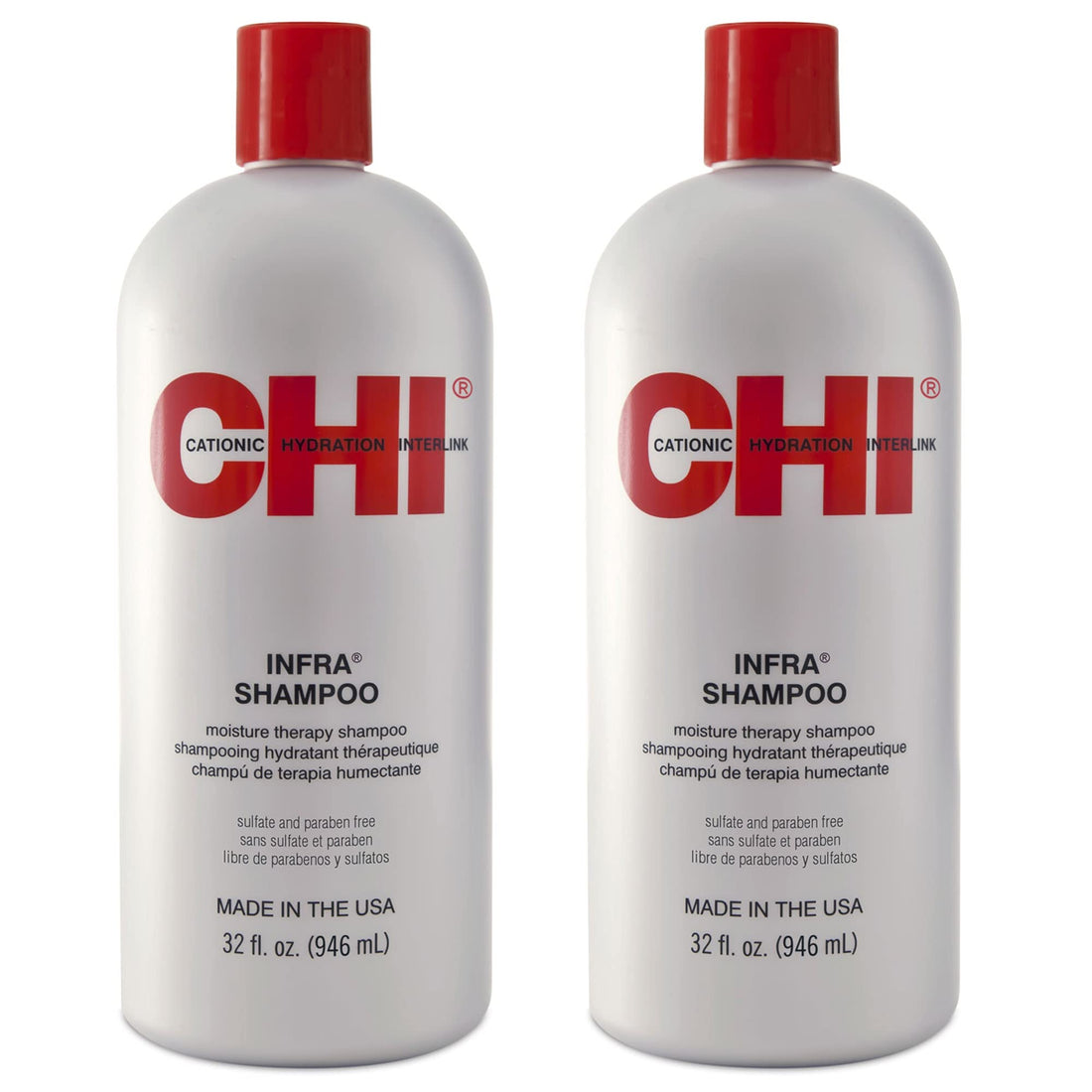 CHI Infra Shampoo 32oz 2pk, 64 fluid_ounces